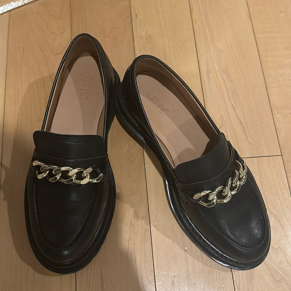 Black loafers brand new